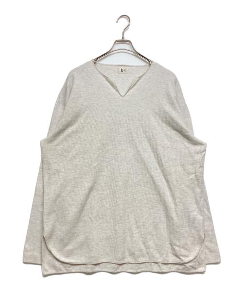 BLURHMS（ブラームス）BLURHMS (ブラームス) Rough&Smooth Thermal Over Neck L/S ベージュ サイズ:不明の古着・服飾アイテム