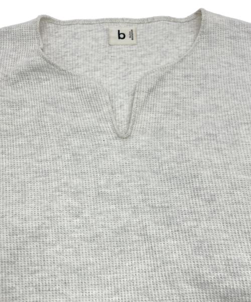 BLURHMS（ブラームス）BLURHMS (ブラームス) Rough&Smooth Thermal Over Neck L/S ベージュ サイズ:不明の古着・服飾アイテム