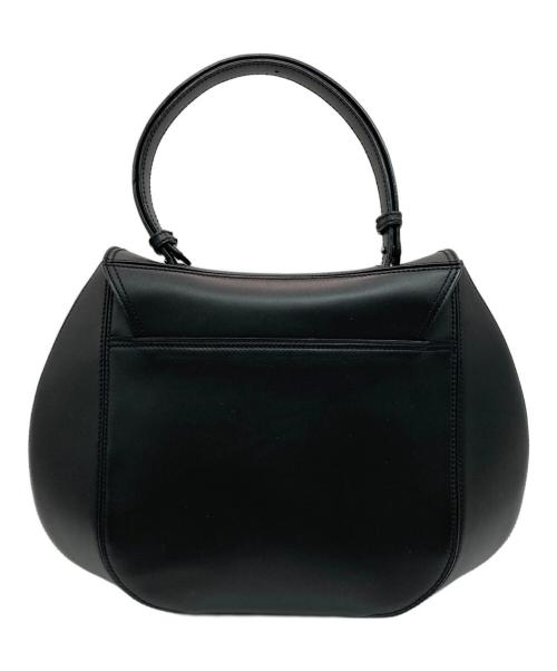 Salvatore Ferragamo（サルヴァトーレ フェラガモ）Salvatore Ferragamo (サルヴァトーレ フェラガモ) フロントフラップガンチーニワンショルダーバッグ ブラック サイズ:実寸サイズをご参照下さい。の古着・服飾アイテム