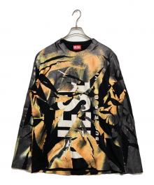 DIESEL（ディーゼル）の古着「T-CRAVE-LS」｜ブラック