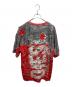 DIESEL (ディーゼル) T-BOXT-PEEL MAGLIETTA FS レッド×グレー サイズ:SIZE M：6000円