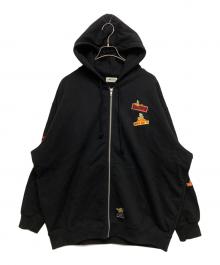 WIND AND SEA×SPACE JAM（ウィンダンシー×スペースジャム）の古着「ジップパーカー」｜ブラック