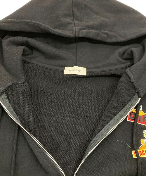 WIND AND SEA（ウィンダンシー）WIND AND SEA (ウィンダンシー) SPACE JAM (スペースジャム) ジップパーカー ブラック サイズ:SIZE Lの古着・服飾アイテム