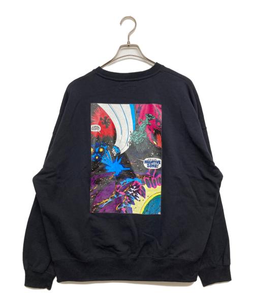 WIND AND SEA（ウィンダンシー）WIND AND SEA (ウィンダンシー) MARVEL (マーベル) SEA FANTASTIC CREW/コラボスウェット ネイビー サイズ:SIZE Mの古着・服飾アイテム