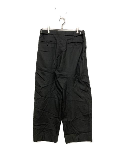 MARKA（マーカ）MARKA (マーカ) OFFICER PANTS 2TUCK WIDE WOOL SOFT SERGE/２たっくうーるわいどぱんつ グレー サイズ:SIZE2の古着・服飾アイテム