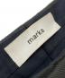 中古・古着 MARKA (マーカ) OFFICER PANTS 2TUCK WIDE WOOL SOFT SERGE/２たっくうーるわいどぱんつ グレー サイズ:SIZE2：6000円