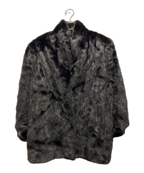 SAGA MINK（サガミンク）SAGA MINK (サガミンク) ミンクファージャケット ブラック サイズ:SIZE Freeの古着・服飾アイテム