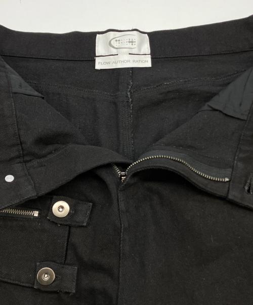 FLOW AUTHOR RATION（フロー オウサー レイション）FLOW AUTHOR RATION (フロー オウサー レイション) Convertible Pocket Denim Pants ブラック サイズ:SIZE Lの古着・服飾アイテム
