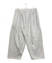 BEAMS（ビームス）の古着「ワイドストレート ウィンドプルーフ スウェットパンツ」｜グレー