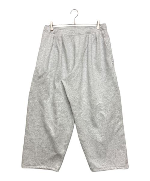BEAMS（ビームス）BEAMS (ビームス) ワイドストレート ウィンドプルーフ スウェットパンツ グレー サイズ:SIZE XLの古着・服飾アイテム