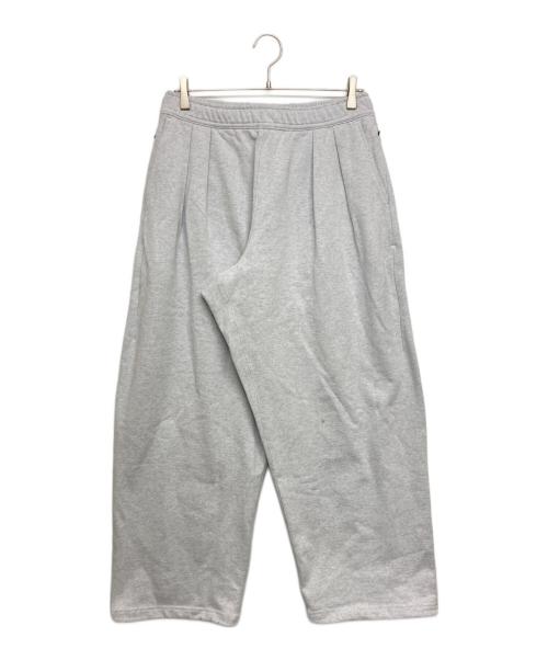 BEAMS（ビームス）BEAMS (ビームス) ワイドストレート ウィンドプルーフ スウェットパンツ グレー サイズ:SIZE Mの古着・服飾アイテム
