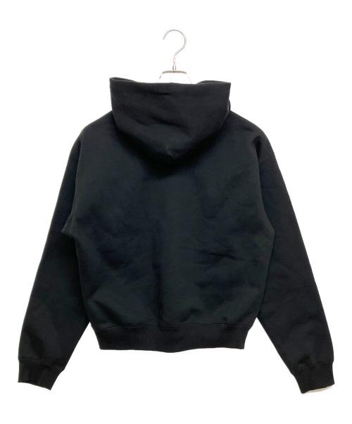 BEAMS（ビームス）BEAMS (ビームス) ワイドショートフィット ウィンドプルーフ スウェット フーディー ブラック サイズ:SIZE Sの古着・服飾アイテム