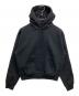 BEAMS（ビームス）の古着「ワイドショートフィット ウィンドプルーフ スウェット フーディー」｜ブラック