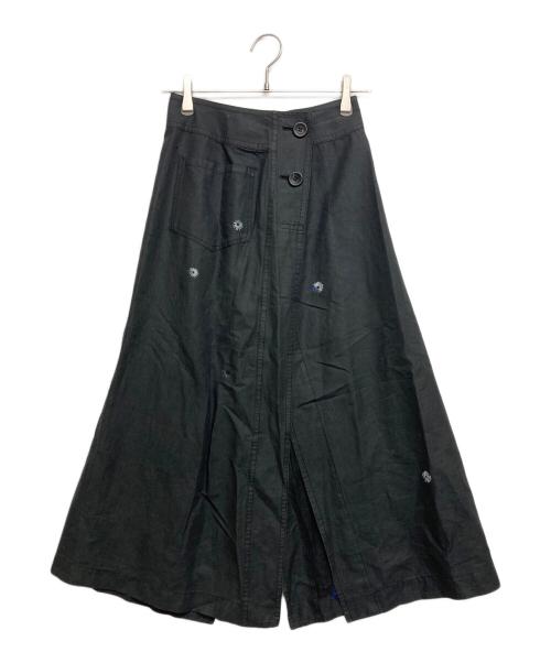 ISSEY MIYAKE（イッセイミヤケ）ISSEY MIYAKE (イッセイミヤケ) スカート グレー サイズ:SIZE Mの古着・服飾アイテム