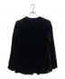 gabriela coll garments (ガブリエラコールガーメンツ) SUPER A MARKET (スーパーエーマーケット) ベルベットノーカラージャケット ブラック サイズ:SIZE1：40000円