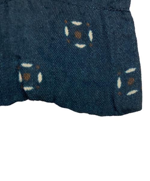 DRIES VAN NOTEN（ドリスヴァンノッテン）DRIES VAN NOTEN (ドリスヴァンノッテン) オープンカラーシャツ ブラウン×ネイビー サイズ:SIZE46の古着・服飾アイテム