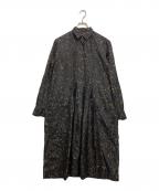 DRIES VAN NOTENドリスヴァンノッテン）の古着「シルクシャツワンピース」｜ブラック