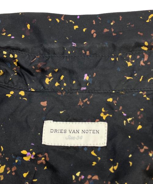 DRIES VAN NOTEN（ドリスヴァンノッテン）DRIES VAN NOTEN (ドリスヴァンノッテン) シルクシャツワンピース ブラック サイズ:SIZE34の古着・服飾アイテム