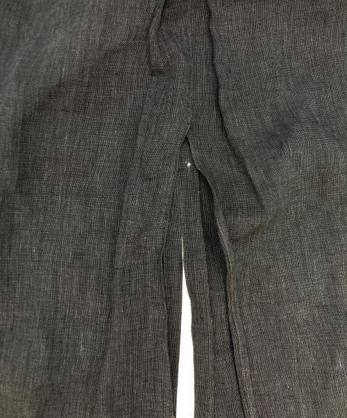 GREG LAUREN（グレッグローレン）GREG LAUREN (グレッグローレン) リネンピンタックシャツワンピース グレー サイズ:SIZE Sの古着・服飾アイテム