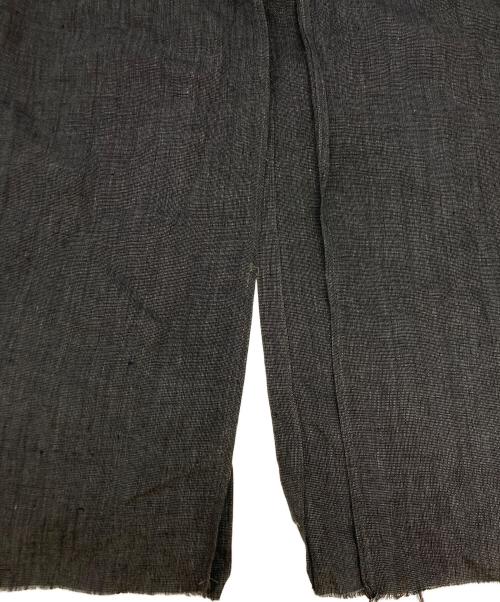 GREG LAUREN（グレッグローレン）GREG LAUREN (グレッグローレン) リネンピンタックシャツワンピース グレー サイズ:SIZE Sの古着・服飾アイテム