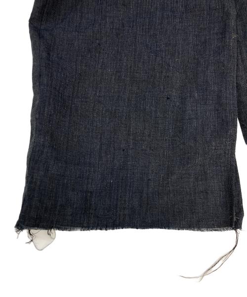 GREG LAUREN（グレッグローレン）GREG LAUREN (グレッグローレン) リネンピンタックシャツワンピース グレー サイズ:SIZE Sの古着・服飾アイテム