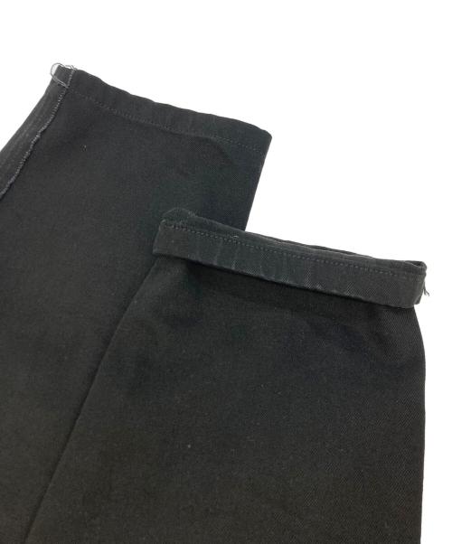 DRIES VAN NOTEN（ドリスヴァンノッテン）DRIES VAN NOTEN (ドリスヴァンノッテン) Pinella レイヤードブラックデニム ブラック サイズ:SIZE34の古着・服飾アイテム