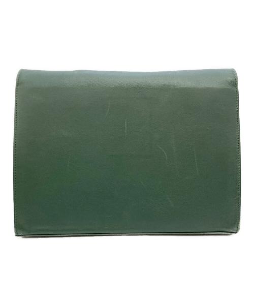 Maison Margiela（メゾンマルジェラ）Maison Margiela (メゾンマルジェラ) ICONS SHOPPING CLUTCH/トートバッグ グリーンの古着・服飾アイテム