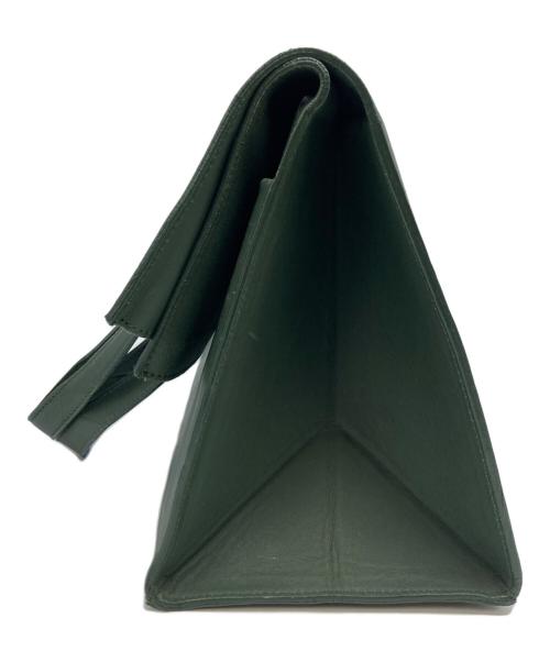 Maison Margiela（メゾンマルジェラ）Maison Margiela (メゾンマルジェラ) ICONS SHOPPING CLUTCH/トートバッグ グリーンの古着・服飾アイテム