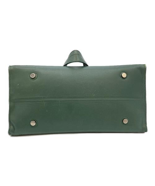 Maison Margiela（メゾンマルジェラ）Maison Margiela (メゾンマルジェラ) ICONS SHOPPING CLUTCH/トートバッグ グリーンの古着・服飾アイテム