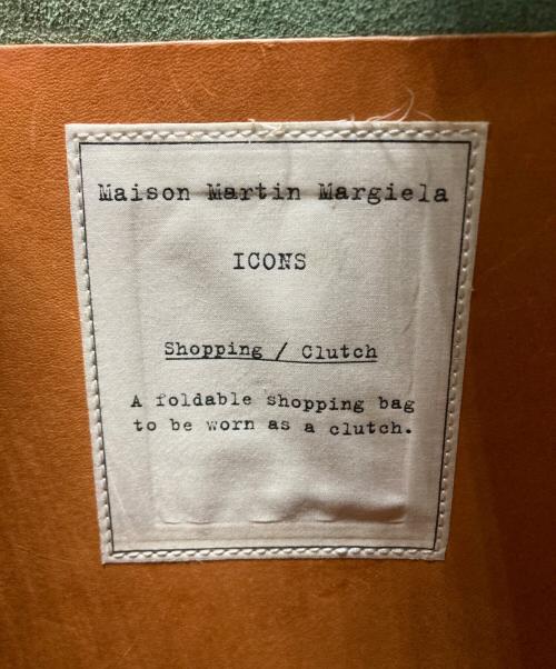 Maison Margiela（メゾンマルジェラ）Maison Margiela (メゾンマルジェラ) ICONS SHOPPING CLUTCH/トートバッグ グリーンの古着・服飾アイテム