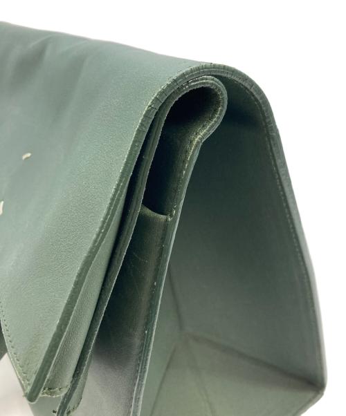 Maison Margiela（メゾンマルジェラ）Maison Margiela (メゾンマルジェラ) ICONS SHOPPING CLUTCH/トートバッグ グリーンの古着・服飾アイテム