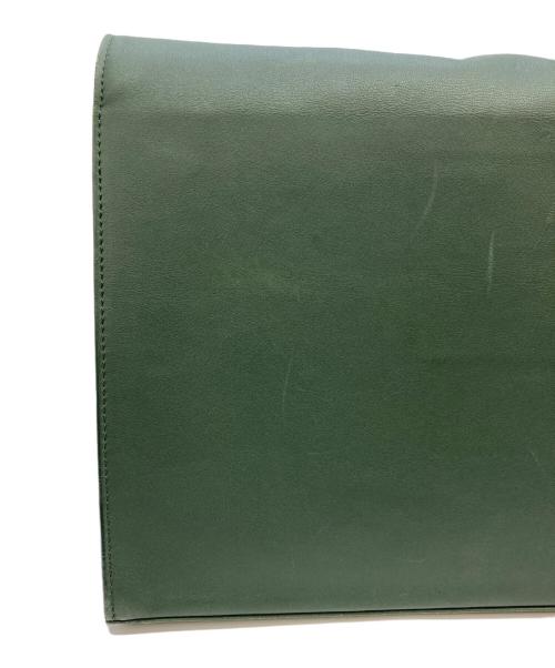 Maison Margiela（メゾンマルジェラ）Maison Margiela (メゾンマルジェラ) ICONS SHOPPING CLUTCH/トートバッグ グリーンの古着・服飾アイテム
