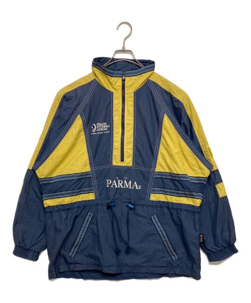 KAPPA（カッパ）KAPPA (カッパ) ウインドブレーカー イエロー×ネイビー サイズ:SIZE Mの古着・服飾アイテム