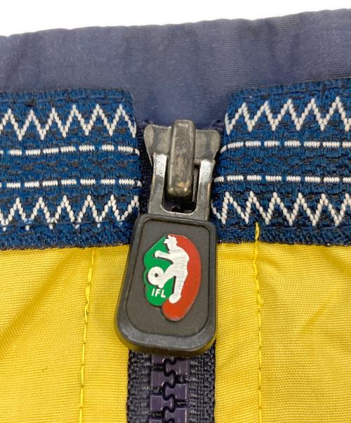 KAPPA（カッパ）KAPPA (カッパ) ウインドブレーカー イエロー×ネイビー サイズ:SIZE Mの古着・服飾アイテム