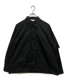 jieda（ジエダ）の古着「T/C Flap SHIRT」｜ブラック