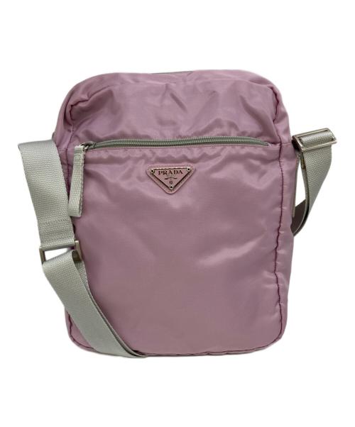 PRADA（プラダ）PRADA (プラダ) ナイロンショルダーバッグ ピンク サイズ:実寸サイズをご参照下さい。の古着・服飾アイテム