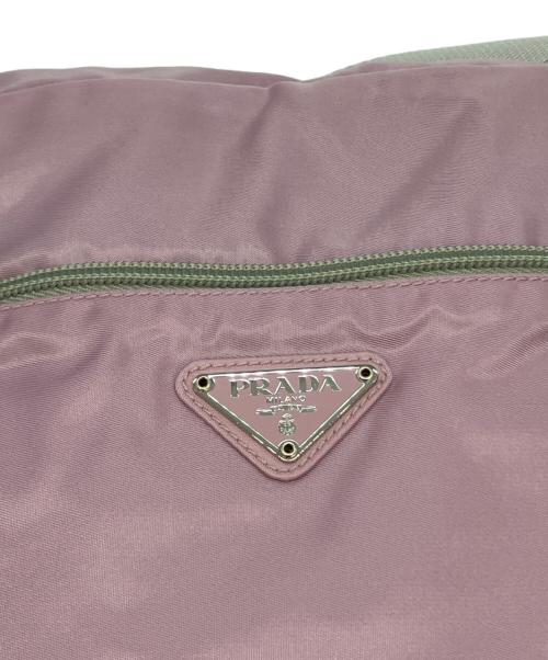 PRADA（プラダ）PRADA (プラダ) ナイロンショルダーバッグ ピンク サイズ:実寸サイズをご参照下さい。の古着・服飾アイテム