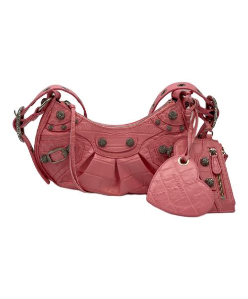 BALENCIAGA（バレンシアガ）BALENCIAGA (バレンシアガ) LE CAGOLE XS ショルダーバッグ ピンク サイズ:実寸サイズをご参照下さい。の古着・服飾アイテム