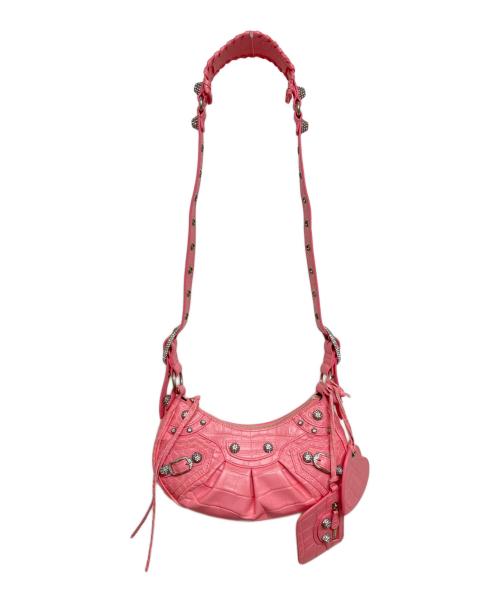 BALENCIAGA（バレンシアガ）BALENCIAGA (バレンシアガ) LE CAGOLE XS ショルダーバッグ ピンク サイズ:実寸サイズをご参照下さい。の古着・服飾アイテム