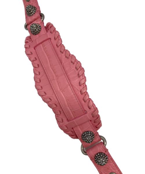 BALENCIAGA（バレンシアガ）BALENCIAGA (バレンシアガ) LE CAGOLE XS ショルダーバッグ ピンク サイズ:実寸サイズをご参照下さい。の古着・服飾アイテム