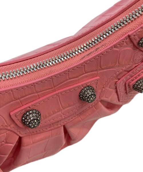 BALENCIAGA（バレンシアガ）BALENCIAGA (バレンシアガ) LE CAGOLE XS ショルダーバッグ ピンク サイズ:実寸サイズをご参照下さい。の古着・服飾アイテム