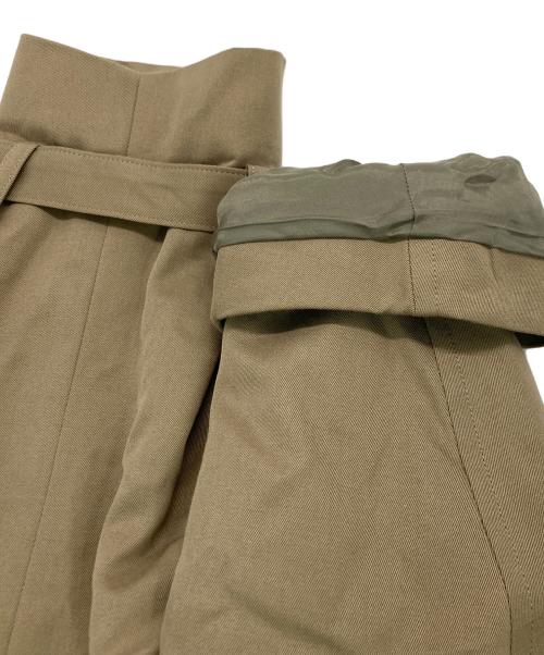HYKE（ハイク）HYKE (ハイク) CROPPED TRENCH COAT / BIG FIT　252-17556 ブラウン サイズ:SIZE2の古着・服飾アイテム