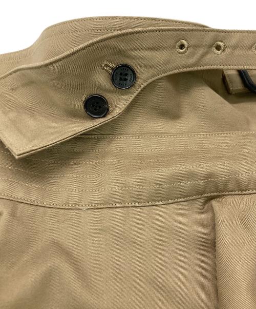 HYKE（ハイク）HYKE (ハイク) CROPPED TRENCH COAT / BIG FIT　252-17556 ブラウン サイズ:SIZE2の古着・服飾アイテム