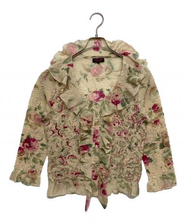 中古・古着通販】YUKI TORII (ユキ トリイ) 花柄フリルプリーツ