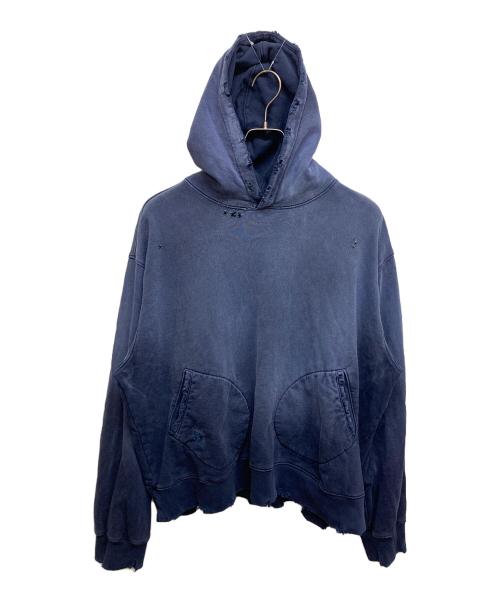 moojimooji（ムージームージー）moojimooji (ムージームージー) CLASSIC 1930 HOODIE AGED ネイビー サイズ:SIZE XLの古着・服飾アイテム