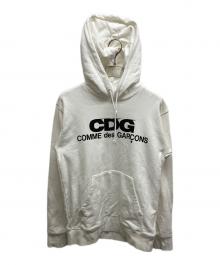 CDG（シーディージー）の古着「パーカー」｜ホワイト