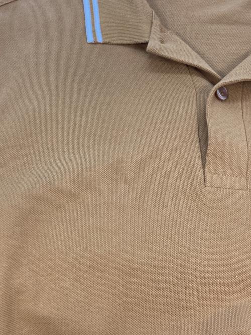 FRED PERRY（フレッドペリー）FRED PERRY (フレッドペリー) 長袖ポロシャツ ベージュ サイズ:SIZE Mの古着・服飾アイテム