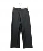 YLEVEイレーヴ）の古着「WOOL TROPICAL TRウールスラックス」｜グレー