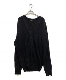 COMOLI（コモリ）の古着「5Gニットカーディガン」｜ブラック
