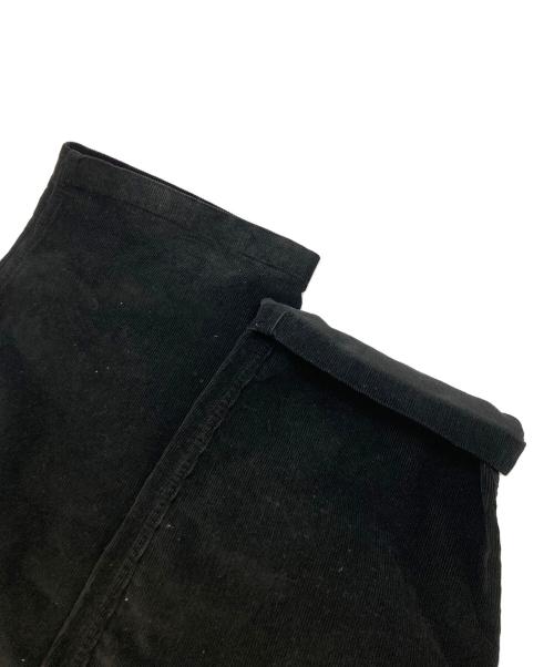 COMOLI（コモリ）COMOLI (コモリ) コーデュロイ ドローストリングパンツ ブラック サイズ:SIZE2の古着・服飾アイテム